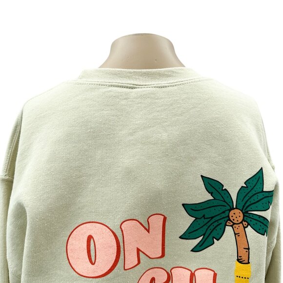 NWT On Beach Time Okaloosa Island Florida Sweatshirt‎ Oasis Beach Graphic L - Picture 11 of 12